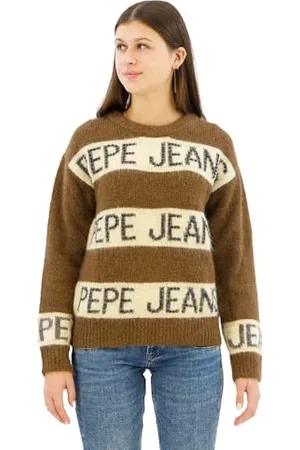 Pepe Jeans Helmi damska, dzianina, brązowa, L, , L