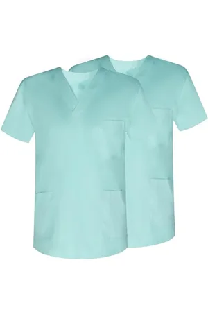 MISEMIYA Opakowanie 2 sztuki - Unisex płaszcz sanitarny mundury sanitarne mundury sanitarne Mundury Medicos - Ref.817 * 2 - L, , , L
