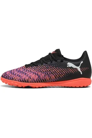 PUMA Buty piłkarskie uniseks Future 8 Play TT, czarno-biało-świecące czerwone, 44 EU, Czarny biały świecący czerwony, 44 EU