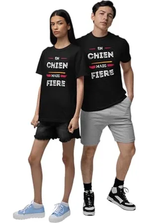 REPUBLIC OF CALIFORNIA Unisex URCTS014-XXL-BK en-Dog-Buty-Fiere-T-Shirt- , XXL, , XXL