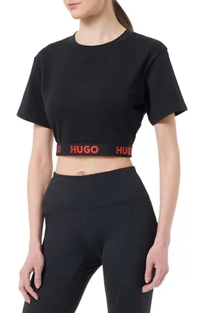 HUGO BOSS Damska koszulka z logo Sporty, , XL