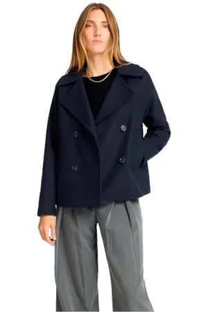 SELECTED SLFALMA SHORT WOOL JACKET NOOS kurtka damska, ciemny szafir, 42, , 42