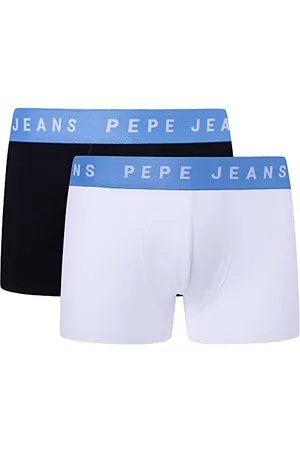 Pepe Jeans Logo Trunk Lr Majtki 2 Jednostki M, Biały (biały), M