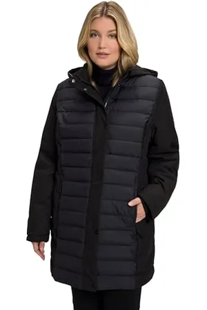 Ulla Popken Funktionsjacke, stepp Mit Kapuze, Kurtka Wasserabweisend Damska, , 40/42