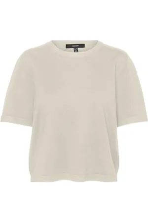 VERO MODA Damskie Vmsilje 2/4 O-NCK Oversize Pull Ga Noos, Birch, L, , L