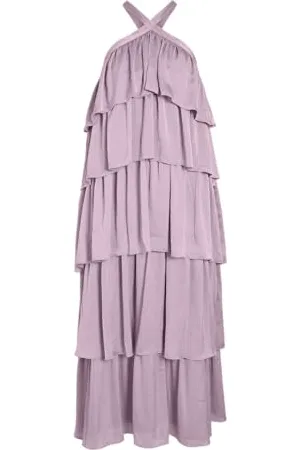 VILA Vifiluka H/N S/L Ankle Dress/Dc/R/BFS, , 38
