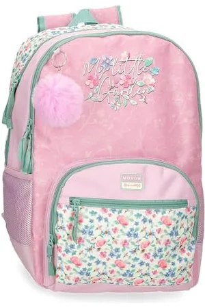 MOVOM My Little Garden Plecak szkolny Wielobarwny 24,68L Poliester 33x46x17 cms, Talla única, plecak szkolny