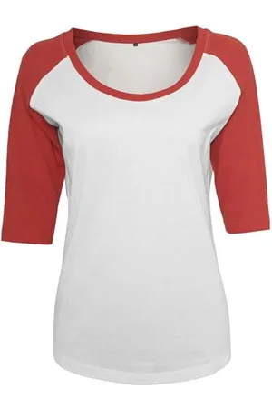 Build Your Brand Koszulka damska 3/4 Raglan kontrastowy T-Shirt, , XXL, , XXL