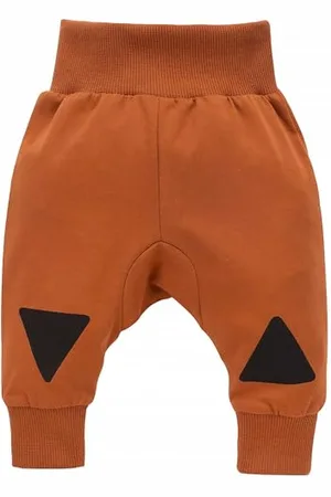 Pinókio Legginsy Olivier, 95% bawełna, 5% elastan, brązowe, chłopcy 62-122 (68), , 68