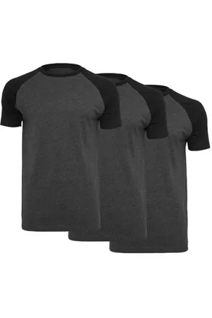 Build Your Brand T-shirt męski Raglan Contrast Tee 3-pak, , S