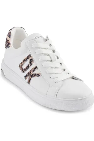 DKNY Damskie buty sportowe Abeni-LACE UP ON S, WHT/Natural, 38,5 EU, , 38.5 EU