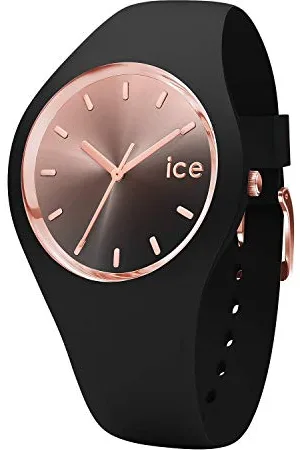 Ice-Watch ICE sunset Black - Damski zegarek z silikonowym paskiem - 015748 (Medium)