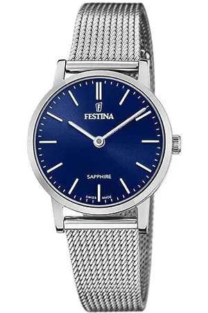 Festina Damski analogowy zegarek kwarcowy z bransoletką ze stali szlachetnej F20015/2
