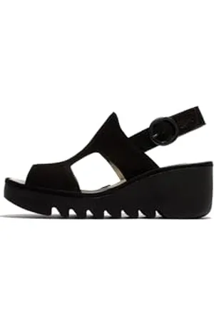 Fly London Sandały damskie BAIF585FLY, czarne, 4 UK, , 37 EU