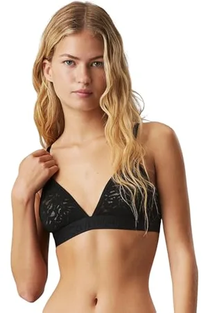 Calvin Klein Damskie trójkątne biustonosze bez podszewki, , L