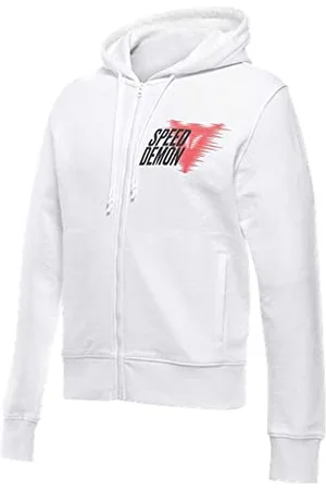 Dainese Speed Demon Quick Hoodie, bluza z kapturem z zamkiem błyskawicznym z przodu, bawełna, męska, błyszcząca biel, XL, , XL