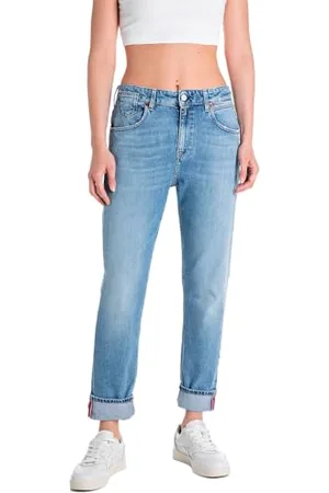 Replay Damskie dżinsy Slim Boyfit Marty, , 32W / 30L