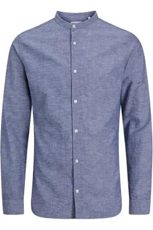JACK & JONES Jjebreeze Band Shirt Ls Sn, , XXL