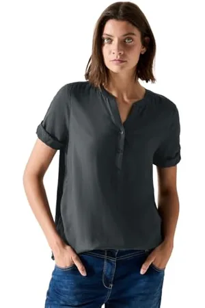 CECIL Solid Blouse, , L