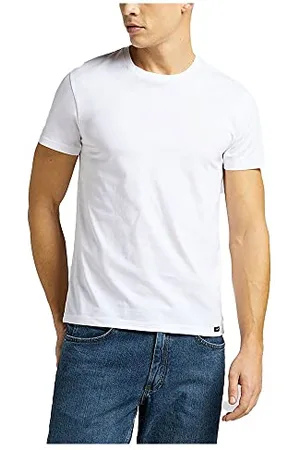 Lee Koszulka męska Twin Pack Crew White, , XXL
