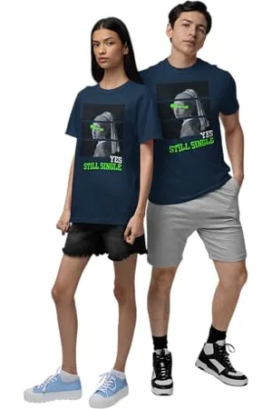 REPUBLIC OF CALIFORNIA Unisex URCTS024-L-NA Yes-Still-Single-T-Shirt- Navy, L, , L
