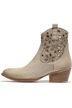Fly London Damskie buty WAIL290FLY Western Boot, OFFWHITE, 6 UK, , 36 EU