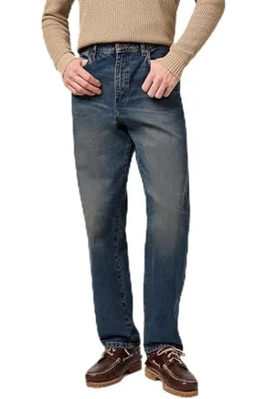 Wrangler Męskie dżinsy z przodu, luźny krój, proste nogawki, , 32W / 32L