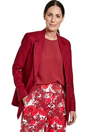 Gerry Weber Marynarka damska z długim rękawem, winny, 58