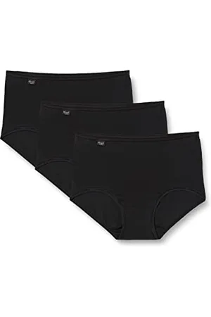 Sloggi Damska spódnica 24/7 Cotton H midi C 3-pak, czarna (Noir), 48 EU