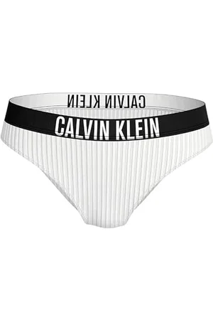Calvin Klein Damskie majtki kąpielowe BIKINI, białe (brylantowa biel), S, , S