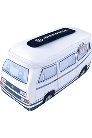 Brisa VW Collection – Volkswagen Neopren uniwersalna kosmetyczka do makijażu, kosmetyczka podróżna w stylu T3 Bulli Bus, , Groß (30 x 14 x 12 cm), T3 Bus