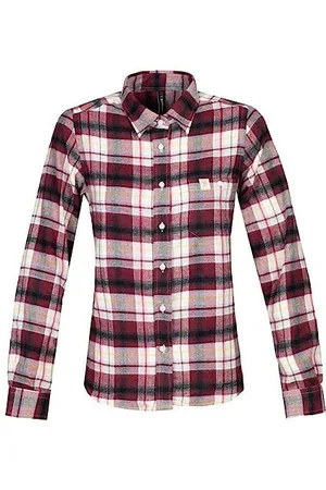 ROCK EXPERIENCE REWS00201 RE.CANAZEI Fit T-Shirt Unisex - Dorosły Check Marshmallow+ Pomegranate XS, , XS