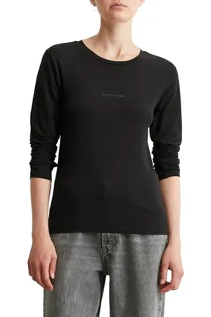 Marc O’ Polo Marc OPolo Denim damska koszulka z długim rękawem z bawełny organicznej z zawartością stretchu, , XS
