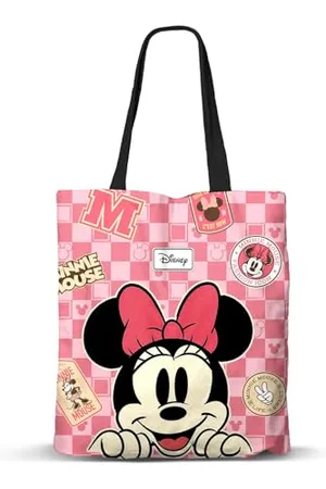 Disney Minnie Mouse Journey-Fan torba na zakupy, różowa, 33 x 40 cm, , Jeden rozmiar, Torba na zakupy FAN