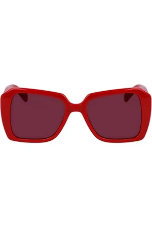 Karl Lagerfeld Unisex KL6140S okulary przeciwsłoneczne, 600 czerwone, 53, , 53
