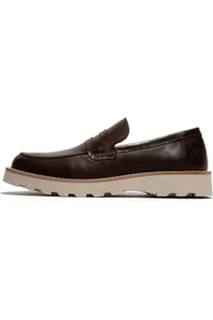 Fly London Męskie mokasyny REJI283FLY Dk. Brown, 8 UK, , 8 UK
