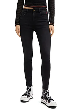 Desigual Jeansy damskie, czarny, 40