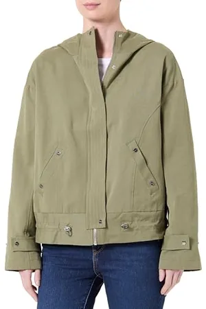 Street one Damska kurtka F202040, letnia khaki, regularna, , Rozmiar uniwersalny
