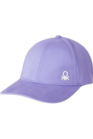 Benetton Czapka C/daszek 6YCTCA01Y zestaw akcesoriów zimowych, niebieski, S unisex dla dzieci i młodzieży, , S
