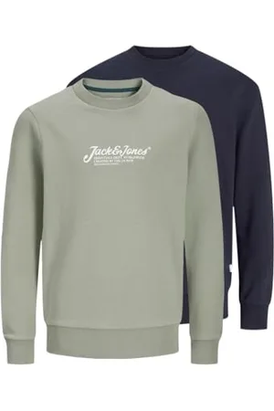 JACK & JONES Jjbeau Sweat Crew Neck 2Pk Mp Pls, , 4XL