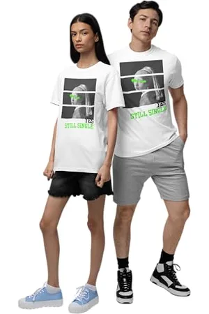 REPUBLIC OF CALIFORNIA Unisex URCTS023-M-WH Yes-Still-Single-T-Shirt- , M, , M