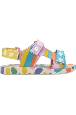 Melissa 34 EU Mini PINGPONG + FABULA INF, Płaskie sandały, Beis, 34 EU