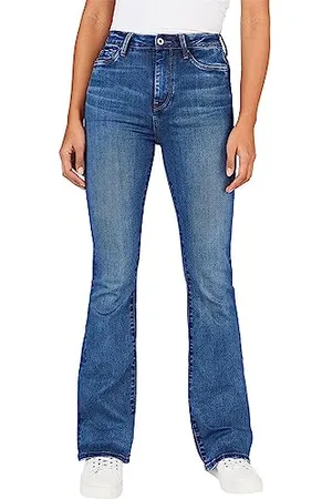 Pepe Jeans Damskie jeansy Dion Flare, Niebieski (Denim-xv6), 24W / 30L