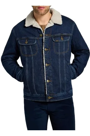 Lee Męska kurtka jeansowa Sherpa, , M