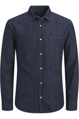 R.D.D. ROYAL DENIM DIVISION Rddlesner Denim Shirt L/S Noos, , XXL