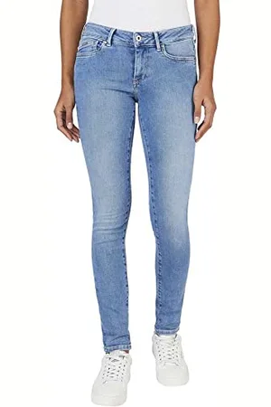 Pepe Jeans Damskie dżinsy Pixie, niebieskie (Denim-NC0), 33W/30L, , 33W / 30L