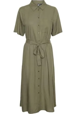 Pieces® Pcpia 2/4 Midi Shirt Dress Noos, , XS