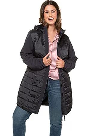 Ulla Popken Steppjacke Mit Softshelleinsatz Damska krótka kurtka, , 46/48