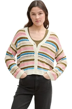 TOM TAILOR Damski kardigan z dzianiny, , XL