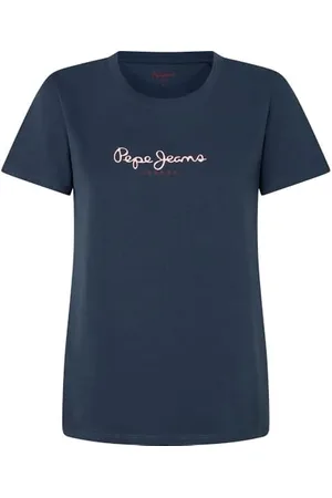 Pepe Jeans Damska koszulka Fiore, niebieska, XS, , XS